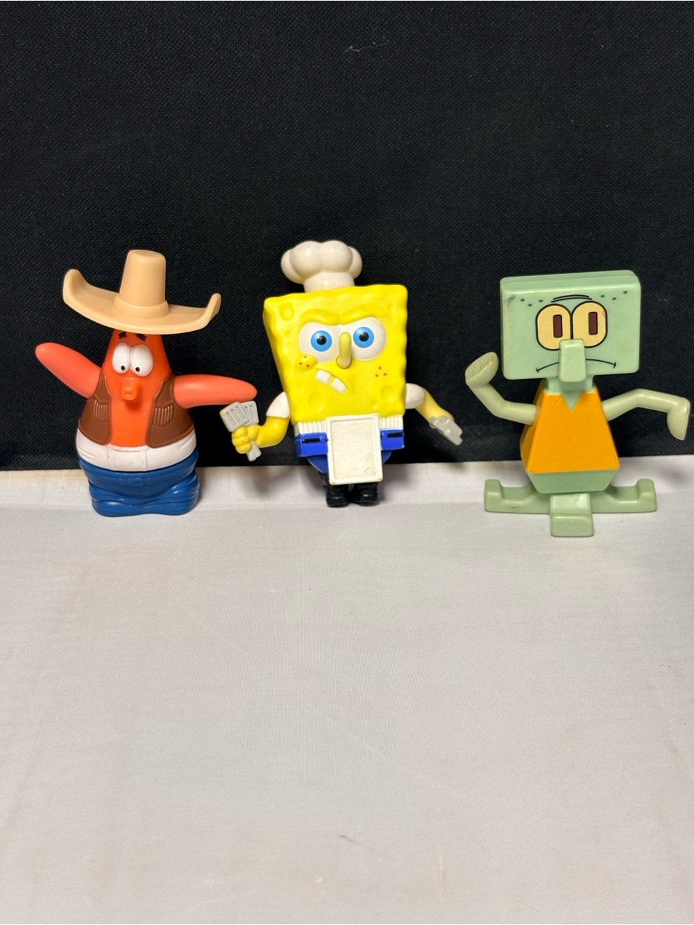 SpongeBob Squarepants Set Of Three Toys Crabby Patty Under the Sea